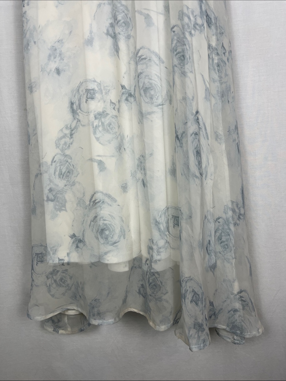 Baltic Born Blue and White Floral Long Sleeve Maxi Dress - Picture 3 of 11